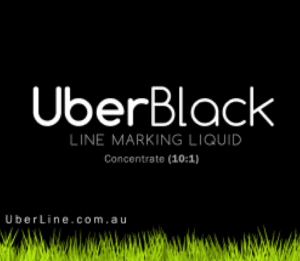UberBlack Grass Line Marking Paint - 2L Sample