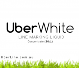 UberWhite Grass Line Marking Paint - 2L Sample